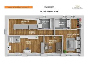 Pronájem rodinného domu, Přezletice, Školní, 120 m2