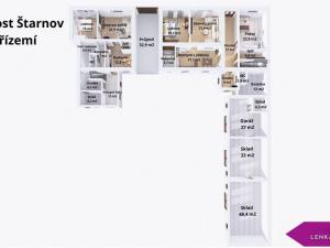 Prodej rodinného domu, Štarnov, 252 m2