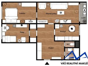 Prodej bytu 3+1, Opava, Rolnická, 79 m2