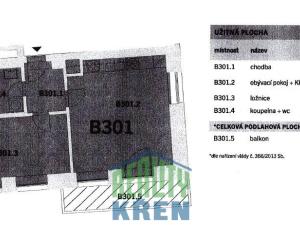 Pronájem bytu 2+kk, Velké Přílepy, Pražská, 49 m2