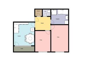 Pronájem bytu 3+kk, Praha - Řepy, Makovského, 68 m2