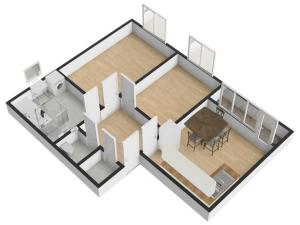 Pronájem bytu 3+kk, Praha - Řepy, Makovského, 68 m2