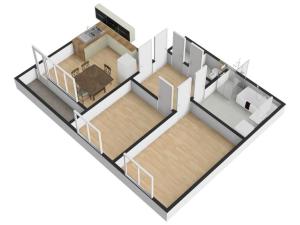 Pronájem bytu 3+kk, Praha - Řepy, Makovského, 68 m2