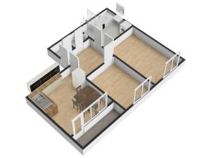 Pronájem bytu 3+kk, Praha - Řepy, Makovského, 68 m2