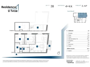 Prodej ubytování, Praha - Malešice, U tvrze, 87 m2