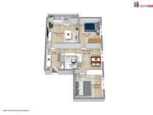 Pronájem bytu 3+1, Karlovy Vary, Krymská, 62 m2