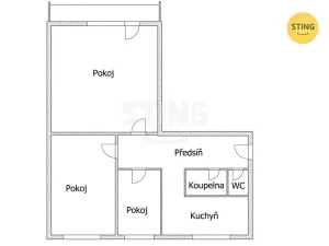 Prodej bytu 3+1, Havířov, Škroupova, 63 m2
