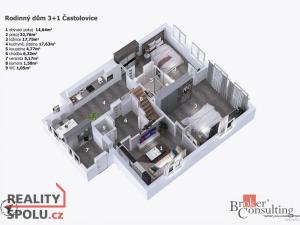 Prodej rodinného domu, Častolovice, Masarykova, 92 m2