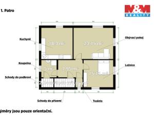 Prodej rodinného domu, Velká Hleďsebe, Pohraniční stráže, 153 m2