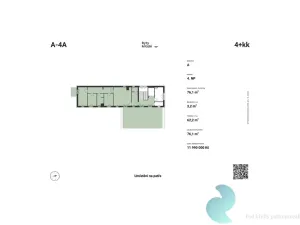 Prodej bytu 4+kk, České Budějovice - České Budějovice 5, 84 m2