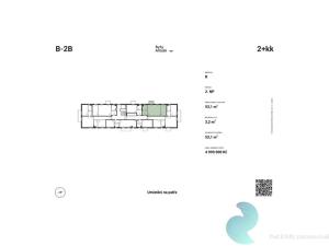 Prodej bytu 2+kk, České Budějovice - České Budějovice 5, 53 m2
