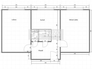 Pronájem bytu 2+1, Chomutov, Zdeňka Štěpánka, 53 m2
