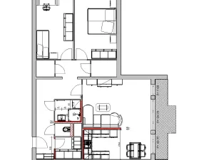 Prodej bytu 3+kk, Praha - Stodůlky, K zahrádkám, 83 m2
