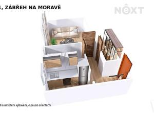Pronájem bytu 1+1, Zábřeh, Severovýchod, 31 m2