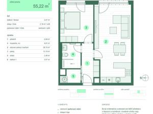 Prodej bytu 2+kk, Zlín, Tyršova, 55 m2