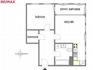 Pronájem bytu 2+kk, Praha - Žižkov, Olšanská, 66 m2