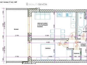 Pronájem bytu 2+kk, Hluboká nad Vltavou, Potoční, 61 m2
