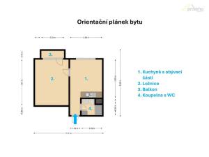 Pronájem bytu 1+1, Český Krumlov - Nádražní Předměstí, Za Nádražím, 36 m2