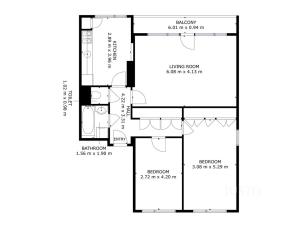 Pronájem bytu 3+1, Praha, Slunečnicová, 77 m2