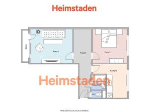 Pronájem bytu 2+1, Frýdek-Místek - Frýdek, Bruzovská, 61 m2