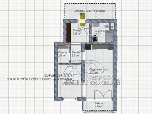 Pronájem bytu 2+kk, České Budějovice, Nová, 47 m2