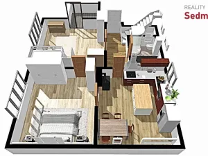 Prodej bytu 3+1, Nové Město na Moravě, Soškova, 159 m2