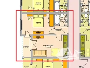 Prodej bytu 2+kk, Bjala, Bulharsko, 46 m2