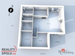 Prodej rodinného domu, Ostrava - Hrabová, Bažanova, 106 m2