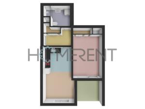Pronájem bytu 2+kk, Praha, Mužíkova, 46 m2