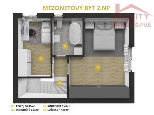 Prodej bytu 3+kk, Háj ve Slezsku, 81 m2