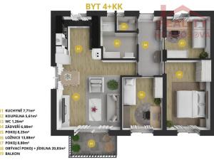 Prodej bytu 4+kk, Háj ve Slezsku, 77 m2