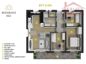 Prodej bytu 4+kk, Háj ve Slezsku, 77 m2