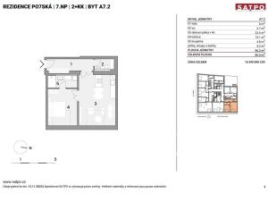 Prodej bytu 2+kk, Praha - Vinohrady, Polská, 56 m2