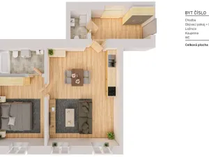 Prodej bytu 2+kk, Praha - Nové Město, Spálená, 63 m2