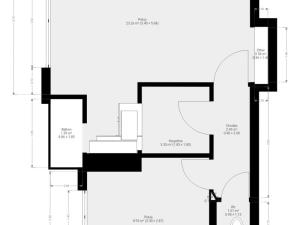 Pronájem bytu 2+kk, Brno - Veveří, Kotlářská, 40 m2