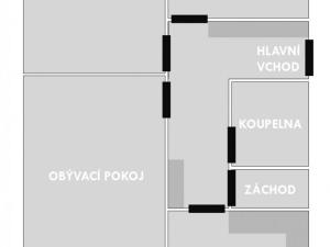 Pronájem bytu 3+1, Rychnov nad Kněžnou, Mírová, 70 m2