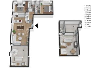 Prodej bytu 3+kk, Larnaka,Kypr, 156 m2