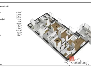 Prodej rodinného domu, Dubenec, 250 m2