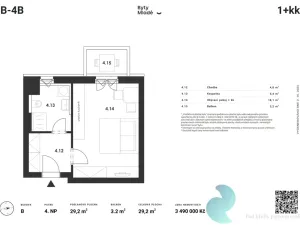 Prodej bytu 1+kk, České Budějovice - České Budějovice 5, 30 m2