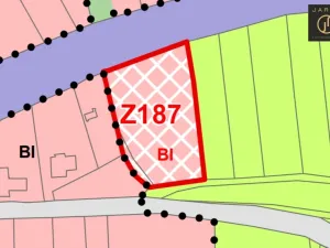 Prodej pozemku pro bydlení, Rokycany - Borek, 1294 m2