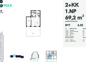 Prodej bytu 2+kk, Karlovy Vary, Šumavská, 69 m2