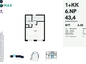 Prodej bytu 1+kk, Karlovy Vary, Šumavská, 43 m2