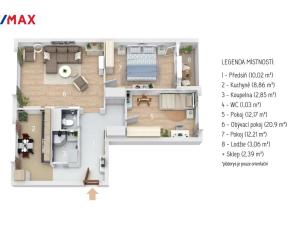 Prodej bytu 3+1, Frýdek-Místek - Frýdek, Novodvorská, 68 m2