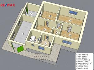 Prodej rodinného domu, Týnec nad Labem, Husova, 68 m2