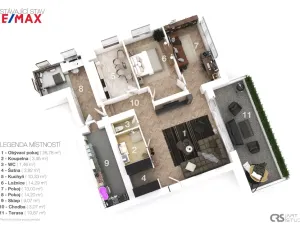 Prodej bytu 4+1, Praha - Smíchov, Pod Skalkou, 115 m2