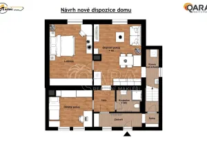 Prodej rodinného domu, Hostomice, Dubinská, 70 m2