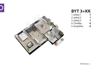 Prodej bytu 3+kk, Smiřice, Jiráskova, 55 m2