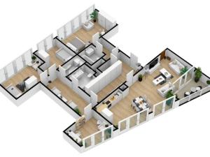 Pronájem bytu 5+kk, Praha - Karlín, Breitfeldova, 155 m2