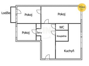 Prodej bytu 3+1, Ostrava, Mánesova, 68 m2