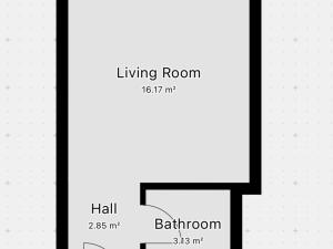 Pronájem bytu 1+kk, Praha - Vysočany, Podnádražní, 22 m2